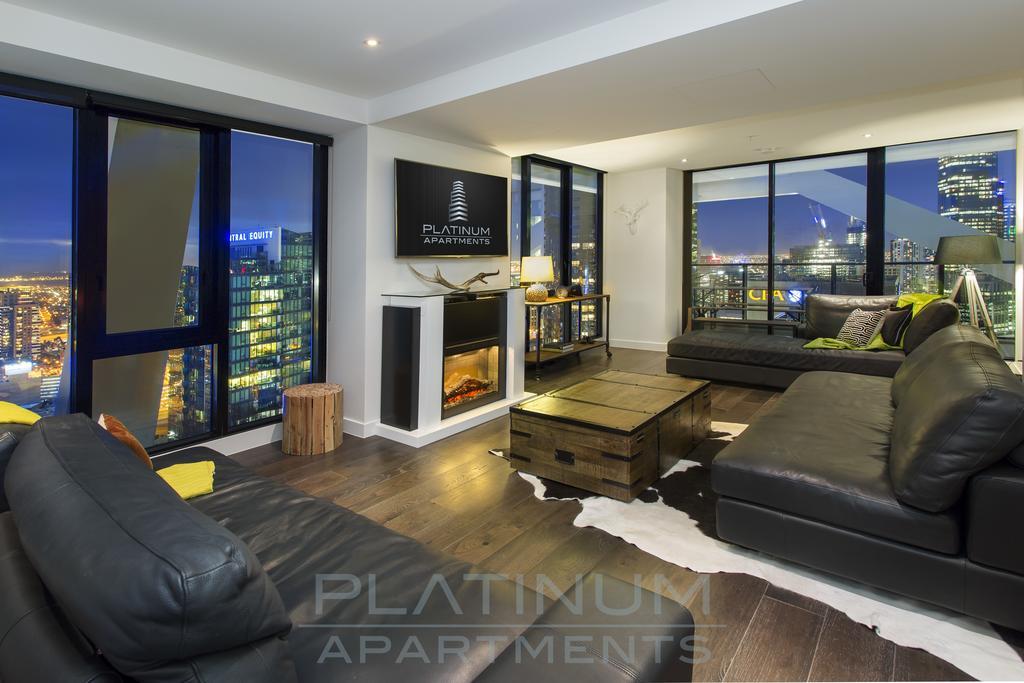 Platinum Apartments On Southbank ملبورن الغرفة الصورة
